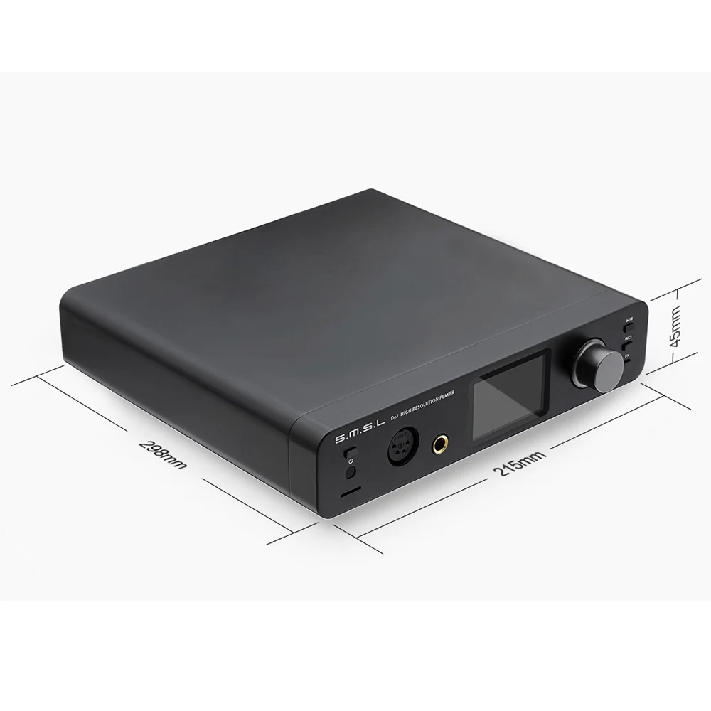 Цифровой плеер SMSL DP3 USB Hi-Res ES9018Q2C чип DAC 32 бит/384 кГц DSD256 двусторонний Bluetooth 4 0/WIFI/DLAN