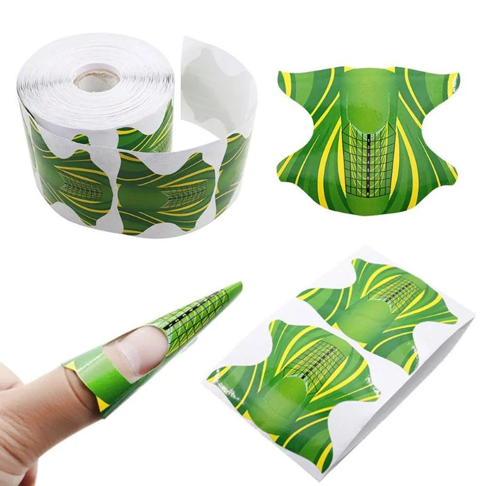 500 шт Профессиональный французский маникюр Форма Nail Art Советы акриловые гель