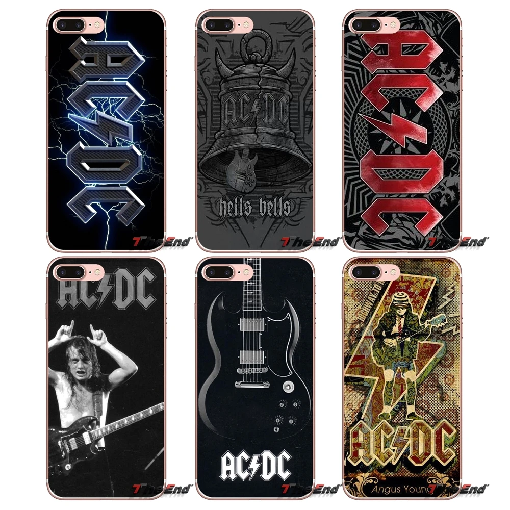 Чехол из ТПУ для Samsung Galaxy S9 Plus Note 8 One oneplus 5T Meizu M5s LG V30 HTC U11 Capa Music Band ACDC AC DC Malcolm