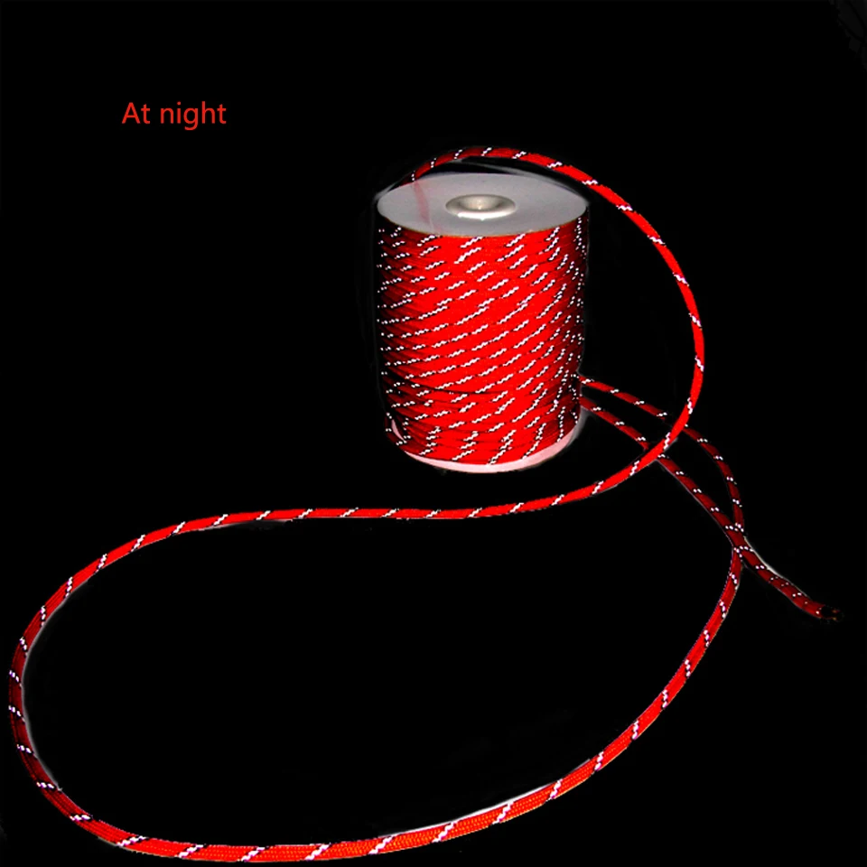 Красная Светоотражающая веревка для палатки парней кемпинга наборы