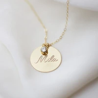 gold disk necklace handmade initial letter necklace coins choker gold filled pendants collier femme kolye jewelry boho necklace