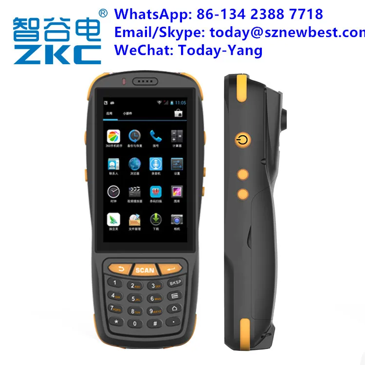 Лазерный сканер штрих-кодов 4 дюйма беспроводной Android PDA PDA3503 | Компьютеры и офис
