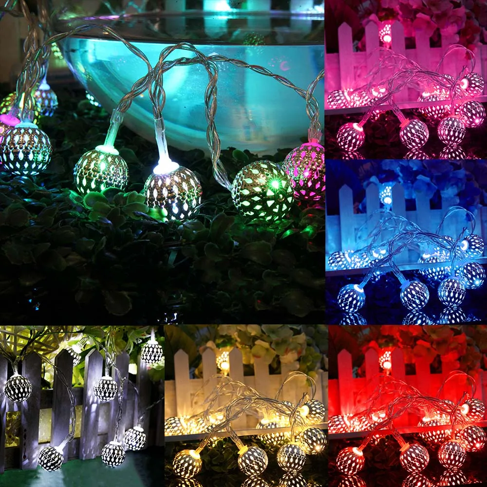 Светодиодный металлический праздничный светильник S 10 дюймов 2 5 см светодиодный