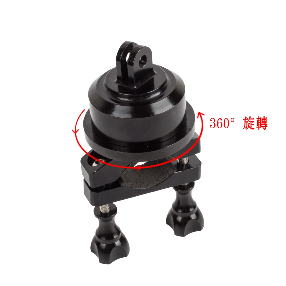 

WLJIAYANG Professional Black Aluminum extendable 360 Degree Swivel Rotating Helmet Self Mount Adapter For Gopro 3 3+ 4 5 Camera