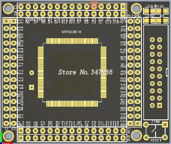 STM32F103ZET6/STM32F407ZET6 ZGT6 минимальная системная плата основная пустая плата| |