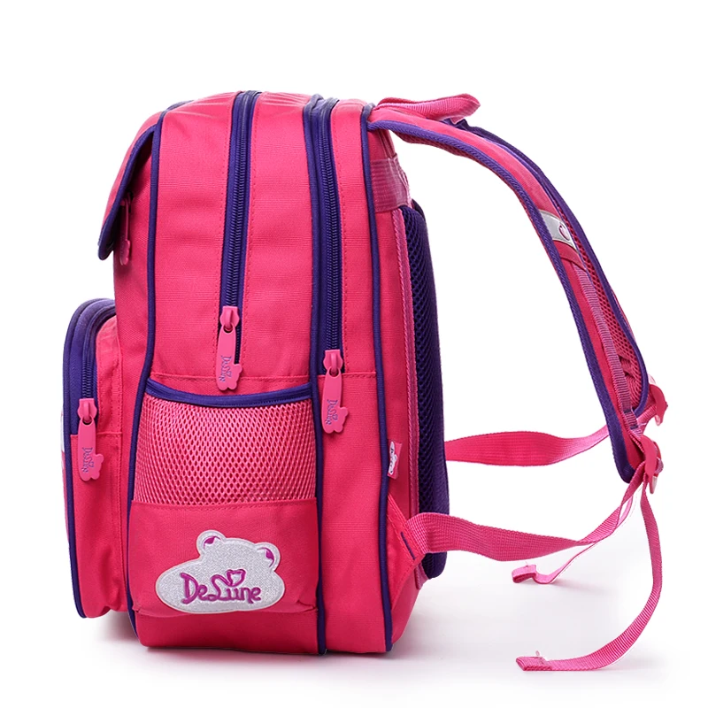 Русский Обувь для девочек мальчиков delune Школьные ранцы розовый голубой
