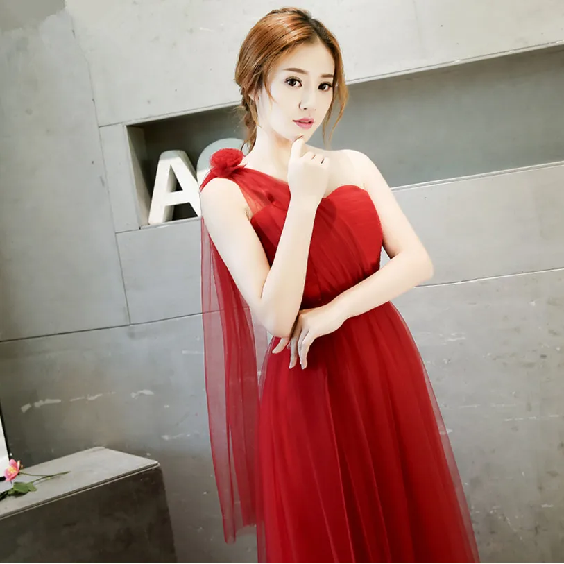 Цвет красного вина платье подружки невесты платья с вырезом лодочкой элегантные