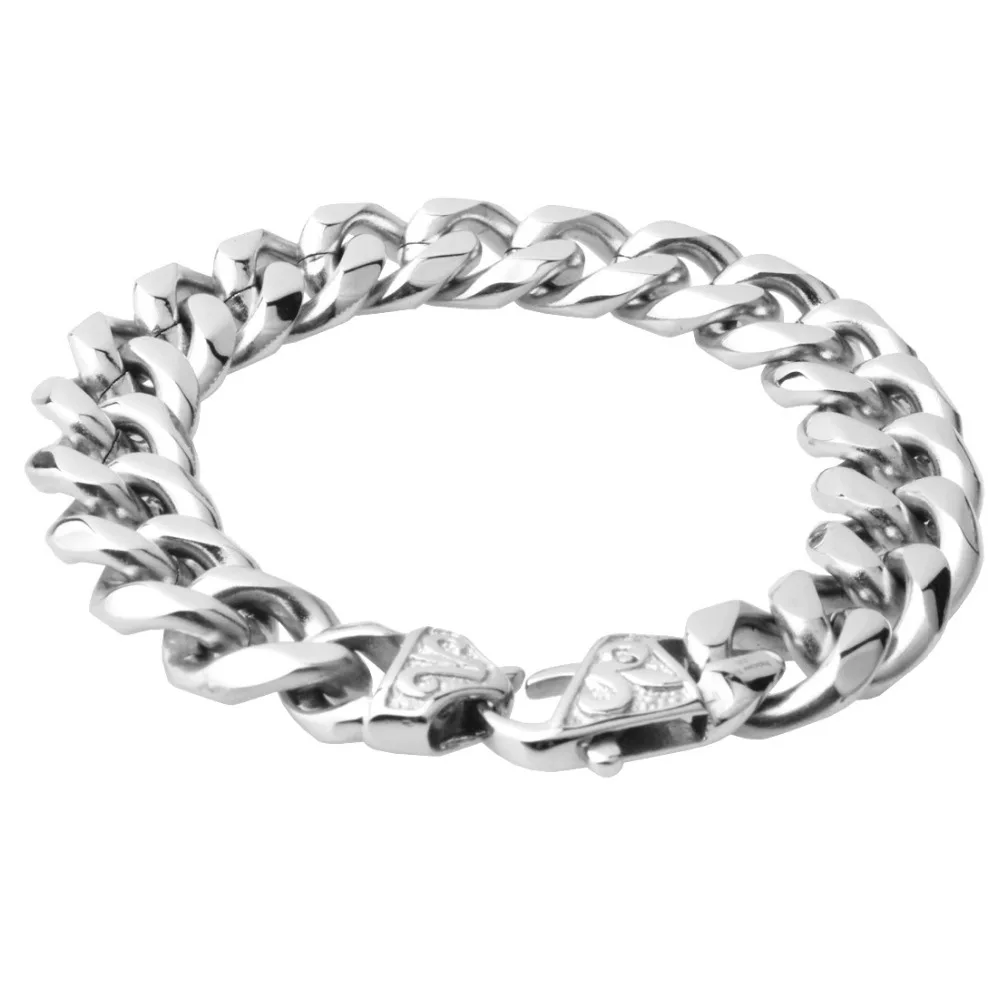 Горячая продажа мужской браслет серебро/золото/черный/розовое золото цвет цепи