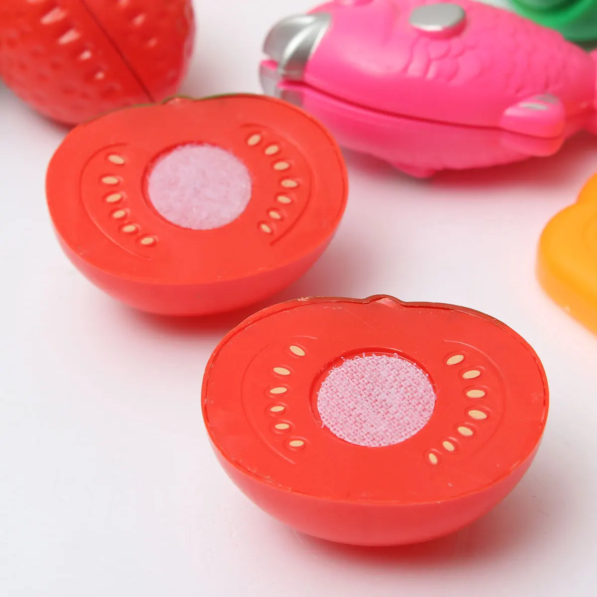 Горячая распродажа 16 шт./компл. пластиковые Кухонные Игрушки еда фрукты овощи