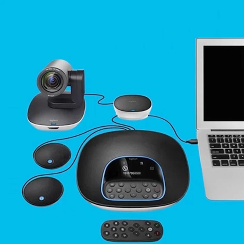 Logitech CC3500e группа видео конференц-связи Комплект с расширением микрофоны, HD 1080 p Камера, громкая связь