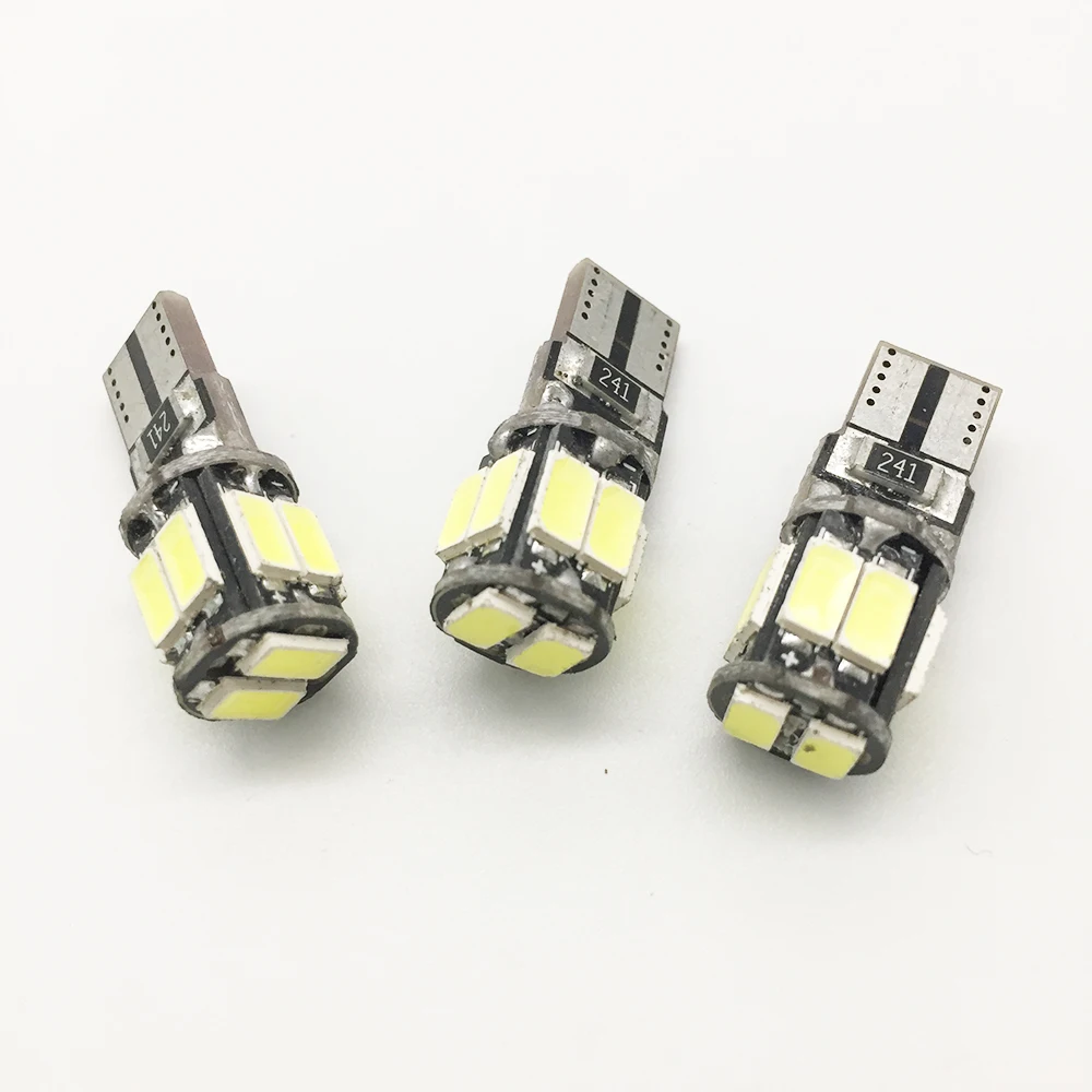 

YSY 30pcs T10 Canbus!! t10 W5W 194 168 5630 10 SMD Can-bus Error Free 10 Led Interior LED Lights White 6000K Canbus 300LM
