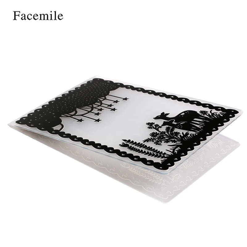 Facemile 1 шт. пластиковая папка для тиснения подарков скрапбукинга фотоальбом