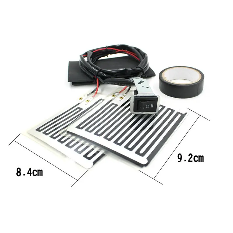 Горячие 12V универсальный мотоцикл руль теплый набор грелка колодки BX|Ручки для