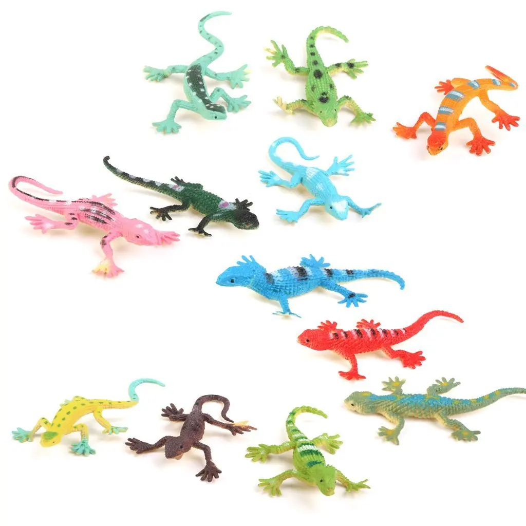 WOTT Лучшая Продажа Gecko маленькие пластиковые ящерицы имитации реальности