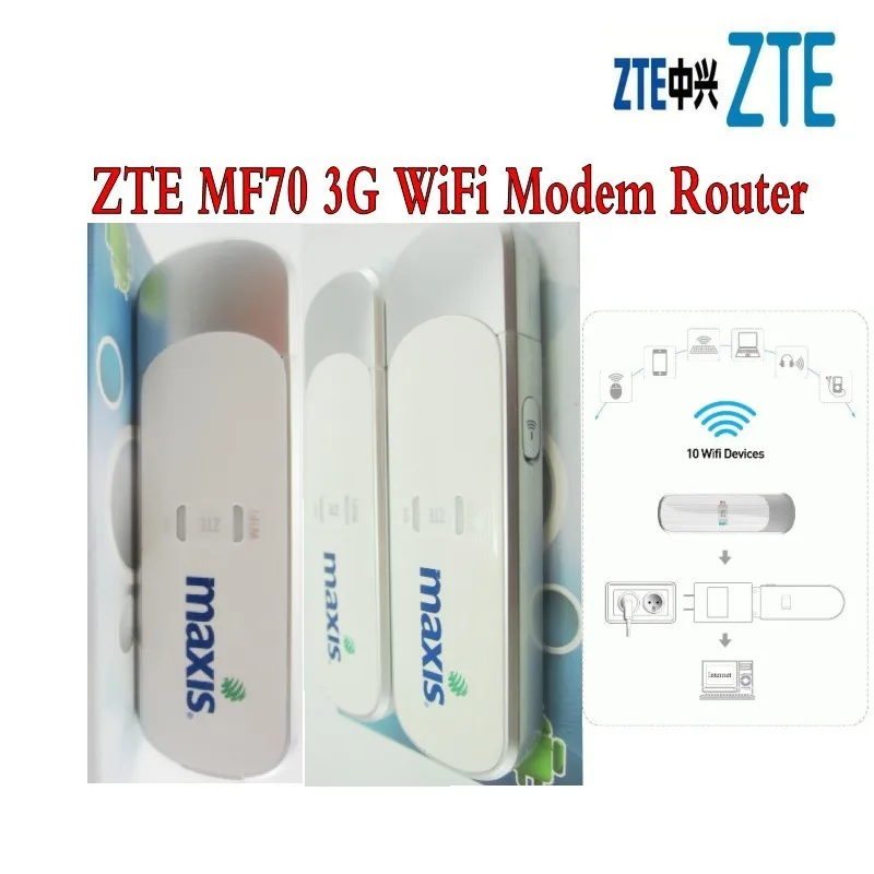 Множество 50 шт. мобильных мини-Hotspot 3G ZTE MF70 | Компьютеры и офис