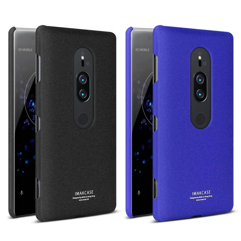 IMAK Для sony Xperia XZ2 Премиум чехол матовый ПК ковбой серии задняя крышка чехол для sony XZ2 Премиум+ кольцо держатель