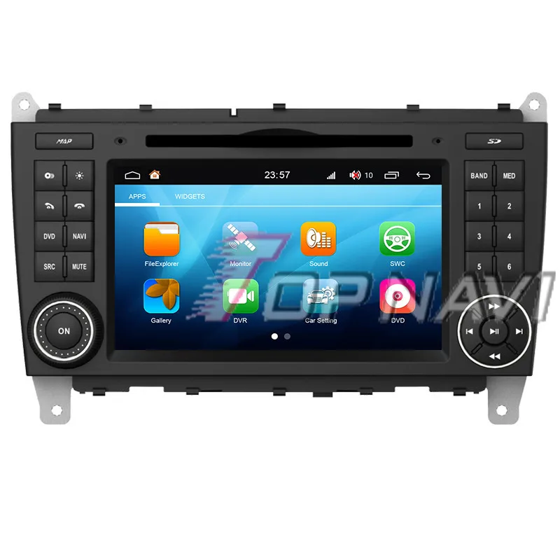 Topnavi Восьмиядерный S200 Android 8 0 автомобильный DVD мультимедийный плеер для Benz C class