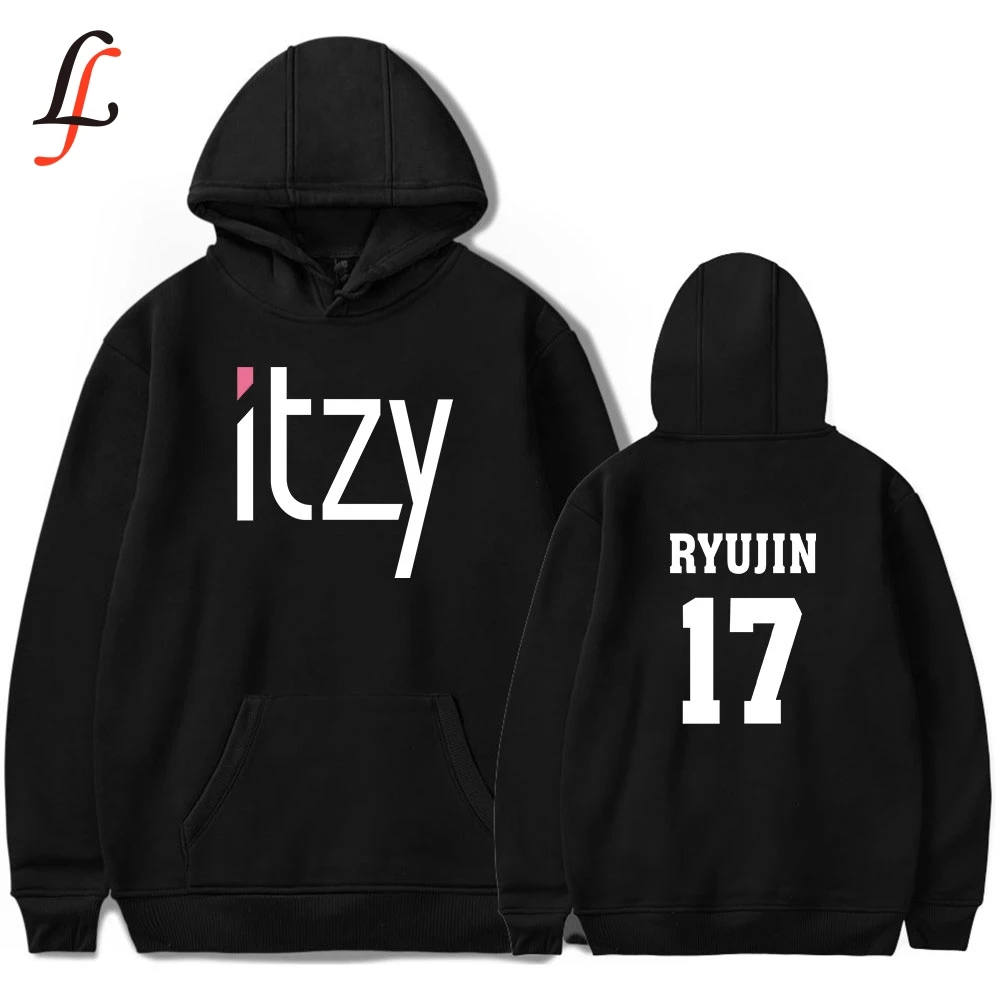 Itzy Kpop толстовки для мужчин Wo мужчин s толстовка с капюшоном свободные повседневные теплые толстовки свитшоты 6 цветов женский джемпер спортивные костюмы оверсайз