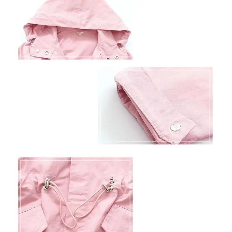 Модная Повседневная Осенняя детская одежда модель 2017 года Тренч для девочек