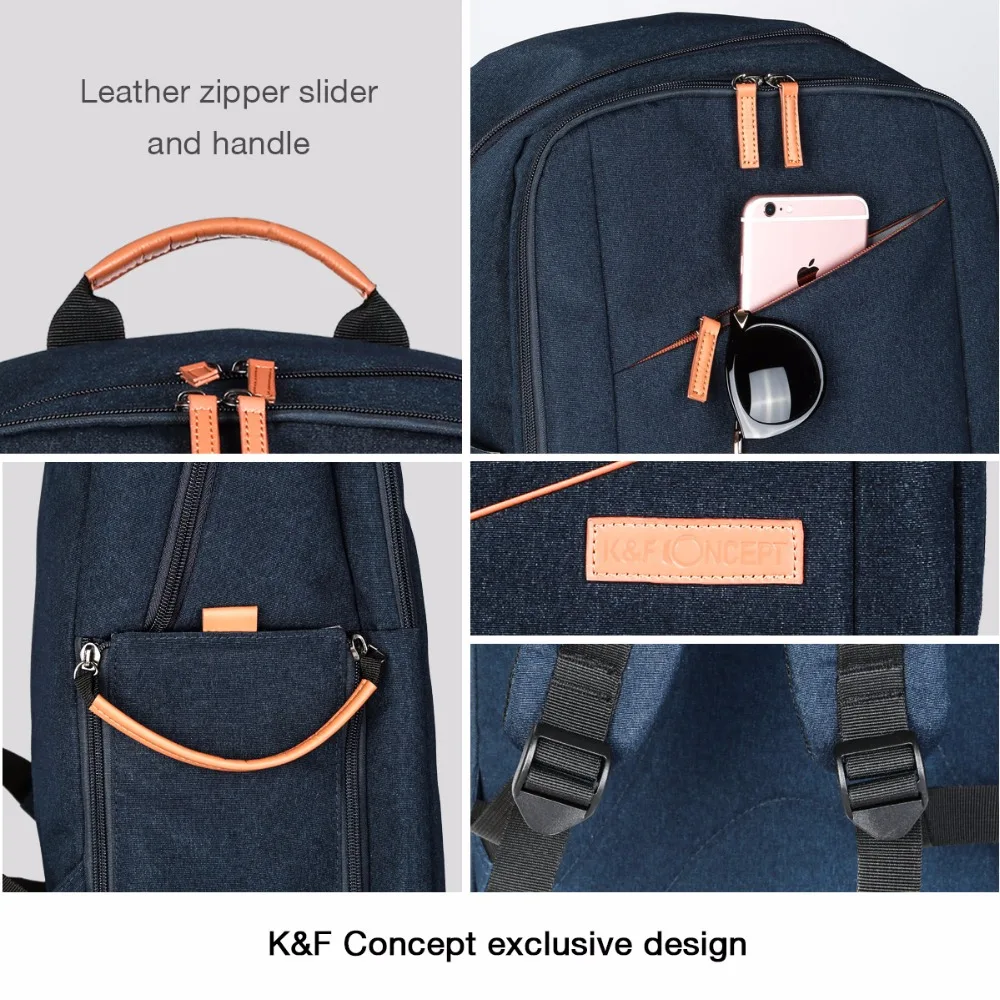 Рюкзак для камеры K & F CONCEPT сумка Canon Nikon Sony и всех цифровых зеркальных камер s