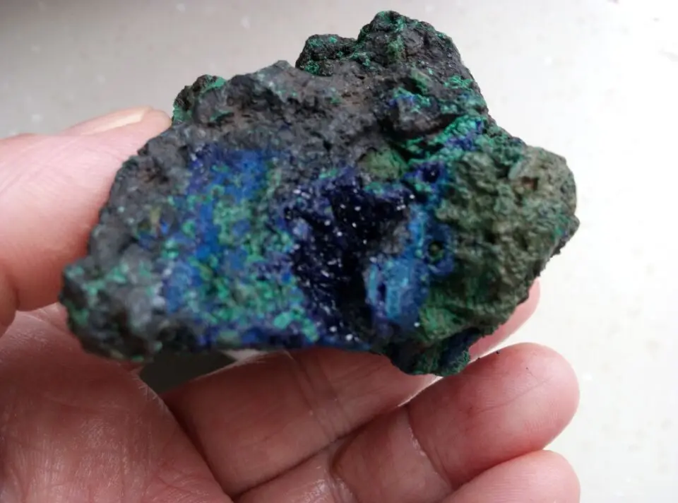 141 2 г натуральный Azurite и малахит симбиотик минерал|crystal crystal|crystal bluecrystal natural |
