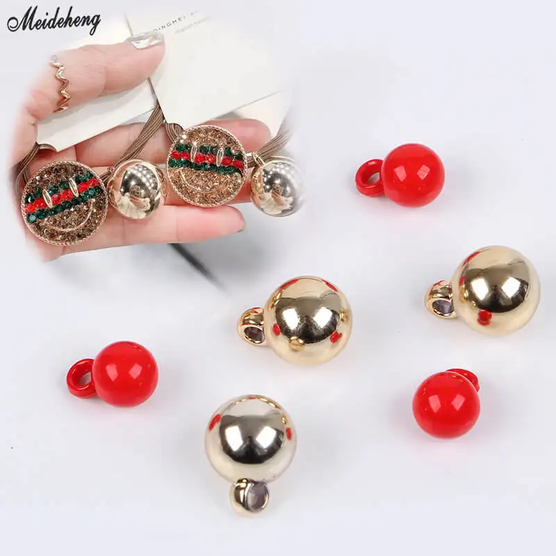 Акриловый Модный Круглый бисер сделай сам с покрытием подвесное отверстие