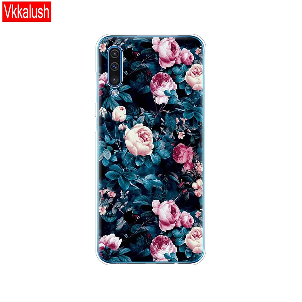 80140 Чехол для samsung Galaxy A50 Чехол Мягкий силиконовый чехол для телефона samsung A50 A505 A505F SM-A505F 6," прозрачный чехол - Цвет: 80140