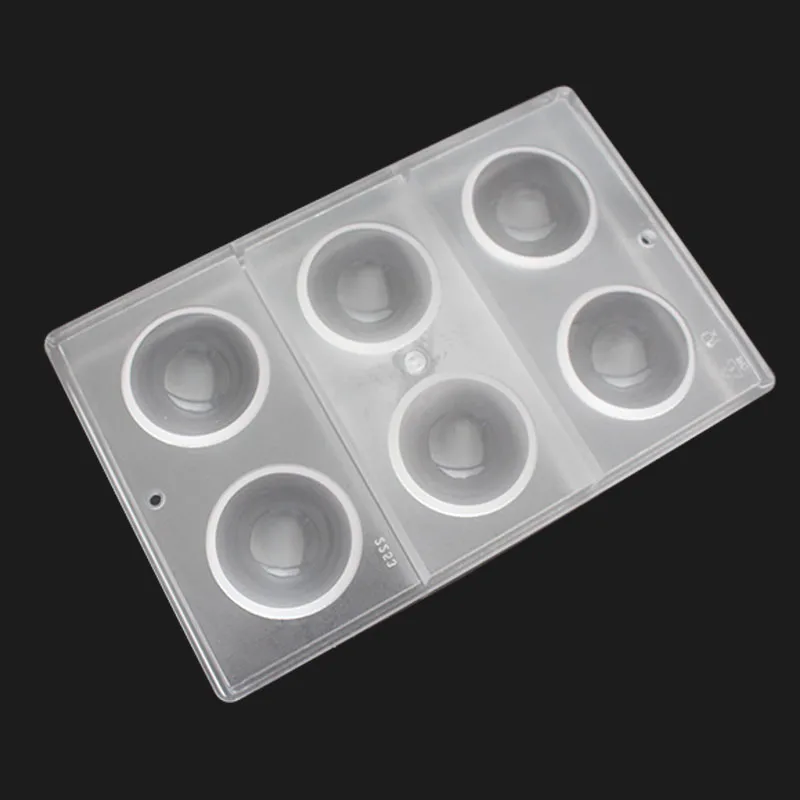 Goldbaking форма для шоколада, поликарбонат, форма для шоколада, полушар, 3D большой шоколадный мячик, все виды, размер на выбор