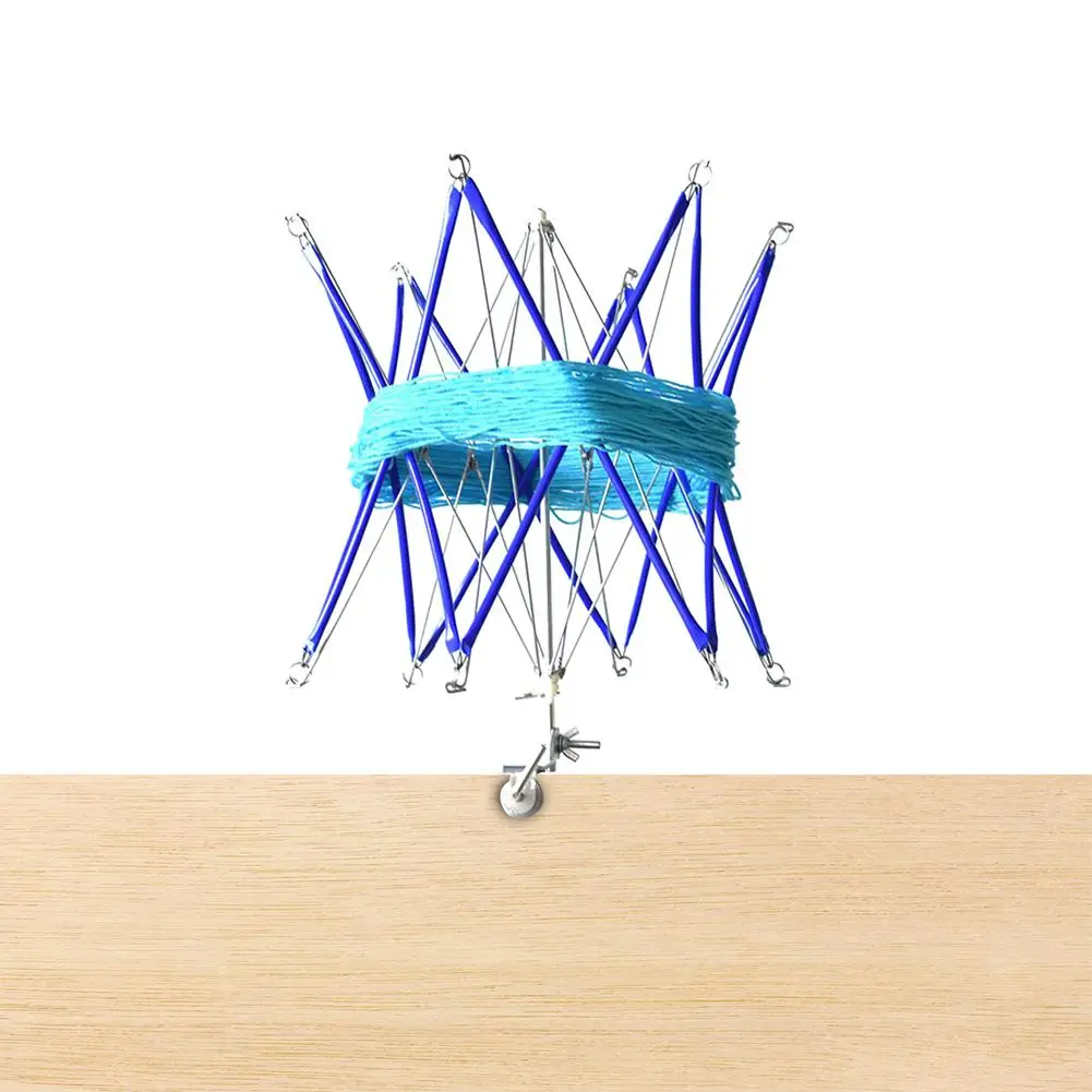 Hand Operated Cable Needle Winding Machine For Sewing Accessories Household Swift Yarn Fiber String Ball Wool Winder Holder