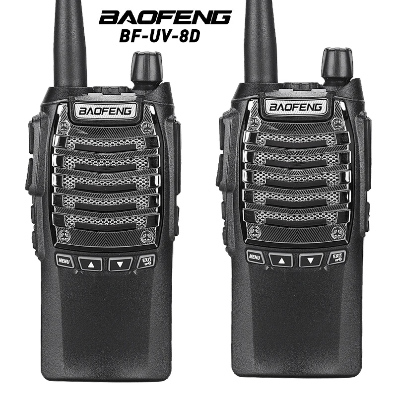 2 шт./лот новинка BaoFeng UV 8D рация ручная 8 Вт портативная UHF 400 ~ 480 МГц двухполосная