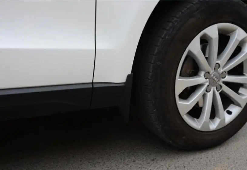 Black Mud Flaps Splash Guards Fenders Mudguards 4Pcs For Audi Q5 2010 2011 2012 2013 2014 2015 2016 2017 | Автомобили и мотоциклы