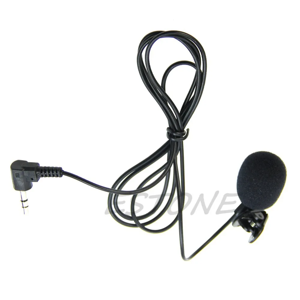 1 шт. мини Hands Free клип на лацкане микрофон для ПК ноутбук Skype 3,5 мм 10166