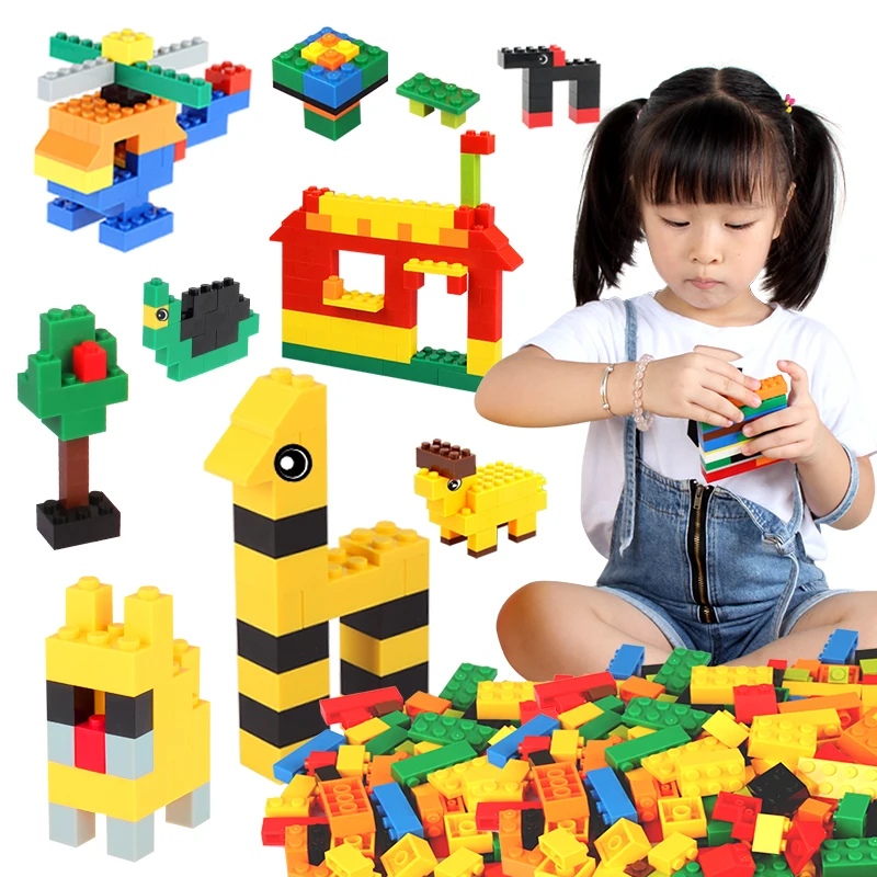 200 шт. Детский конструктор с ведром для хранения совместимый Lego|Блочные
