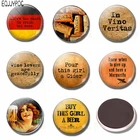 Немецкий фестиваль пива и девушка магниты на холодильник 30 мм стеклянный драгоценный камень магнитные наклейки для холодильника домашний декор алкогольные подарки