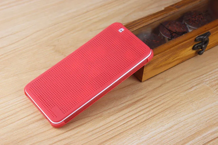 Официальный Дизайн точка зрения Смарт мягкий флип чехол для htc Desire Eye M910X с авто