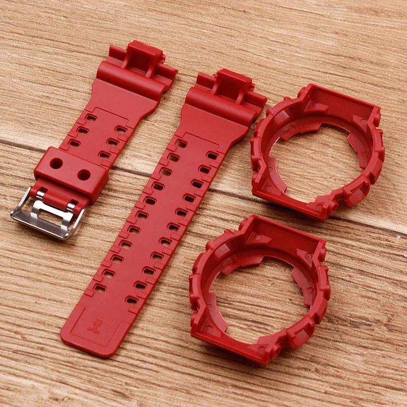 Аксессуары для часов Ремешок из смолы Casio G-SHOCK GD GA GLS-100 110 120 чехол набор мужской