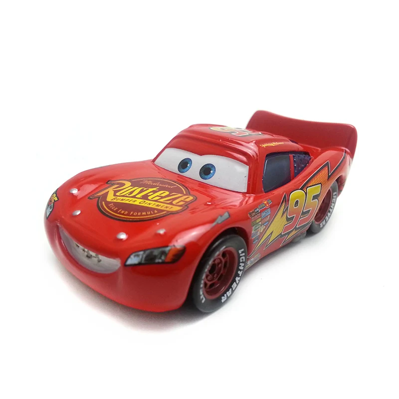 Disney Pixar Cars Gold Dinoco синий черный полицейский Молния Маккуин литой игрушечный автомобиль для детей 1:55 Свободный бренд и - Цвет: Bug Mouth McQueen