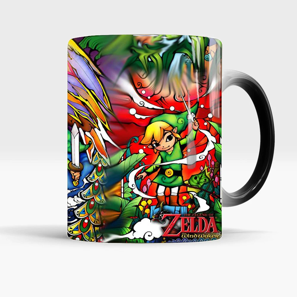 Legend of Zelda Кофейная Кружка Горячие чувствительные креативные кружки изменение цвета кружка чайная чашка лучший подарок для ваших frineds