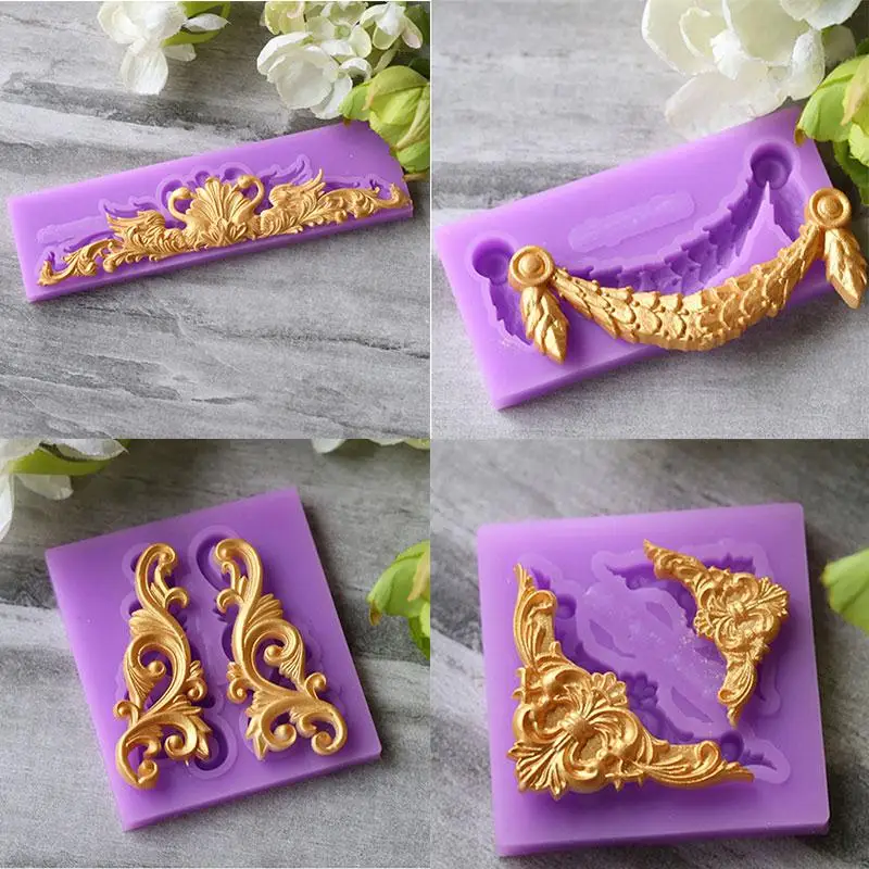 Тиснение силиконовые формы торт отделочных работ для выпечки Кондитерские