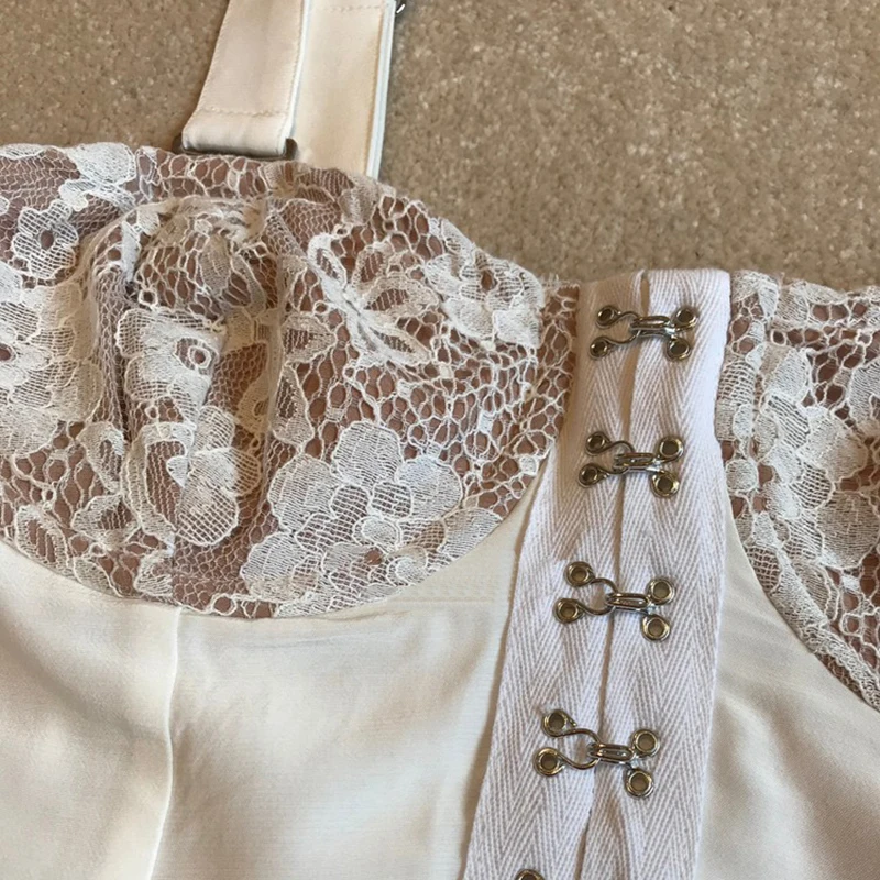 VGH сексуальное кружевное женское платье без рукавов с открытыми плечами и