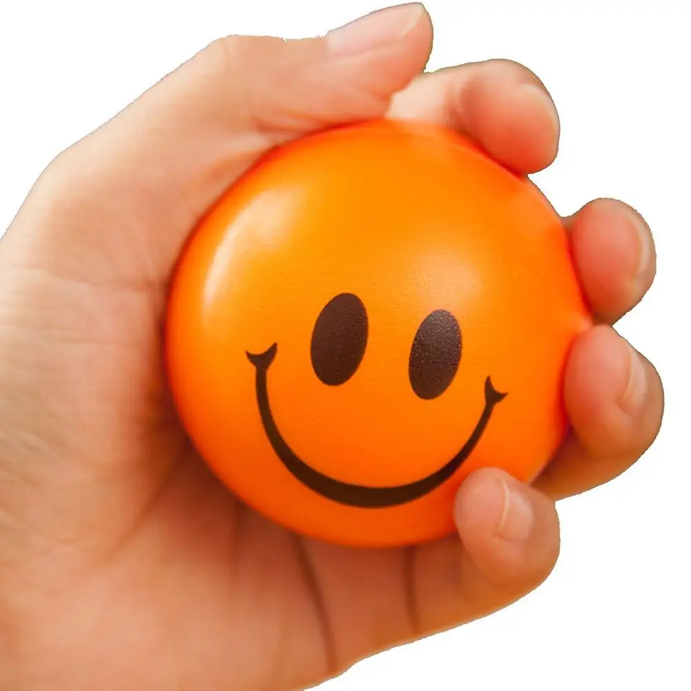 Шарики для сжимания с лицом и эмоциями 2 шт. смешные современные мячи снятия