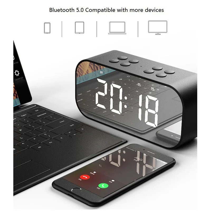 LEORY bluetooth 5 0 Портативный беспроводной динамик Колонка сабвуфер музыка звуковая