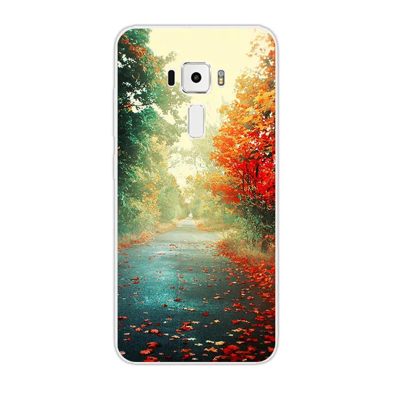 Для Asus Zenfone 3 ZE552KL задняя крышка дизайн Улыбка мягкий силиконовый Капа мобильного чехол для телефона для Asus Zenfone 3 ZE552KL оболочка