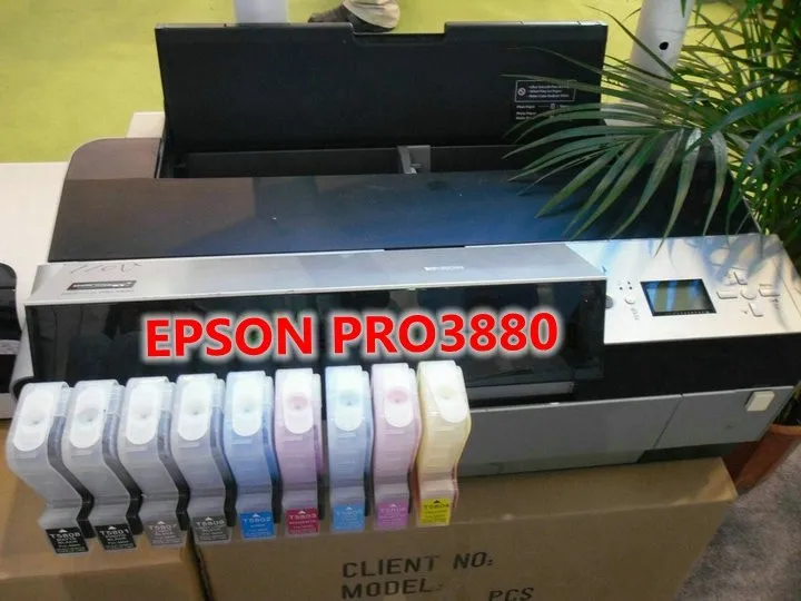 Струйный принтер Pro 3880 пустой картридж с чернилами для непрерывной подачи