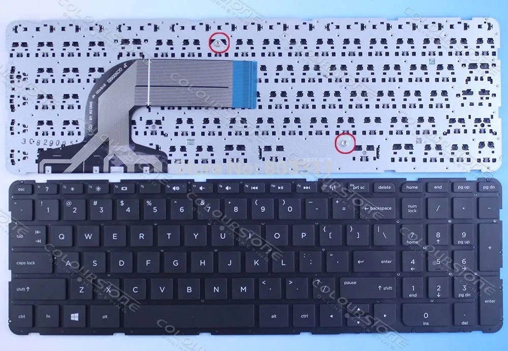 Клавиатура для ноутбука HP PAVILION 15 E US черная клавиатура ноутбука|laptop keyboard parts|laptop