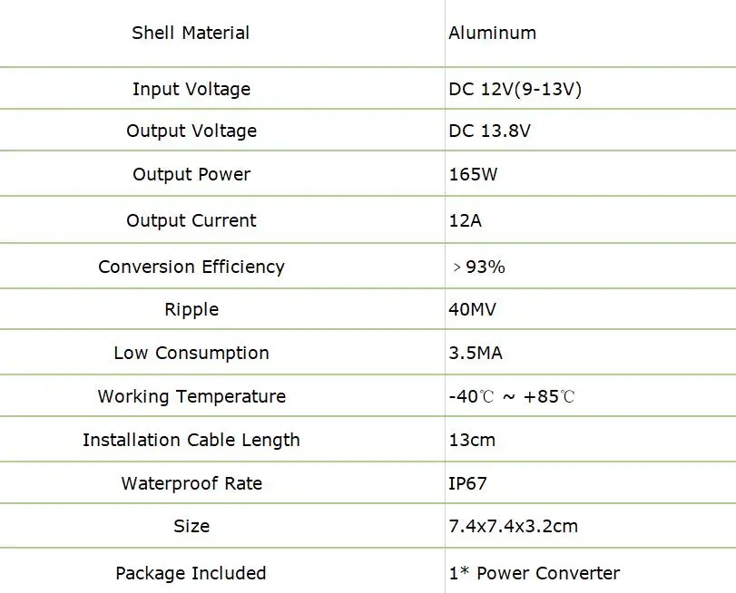 XINWEI 12 V до 13,8 V 8A 10A 12A 15A 18A DC преобразователь Повышающий Модуль повышения водонепроницаемый конвертер CE сертифицированный