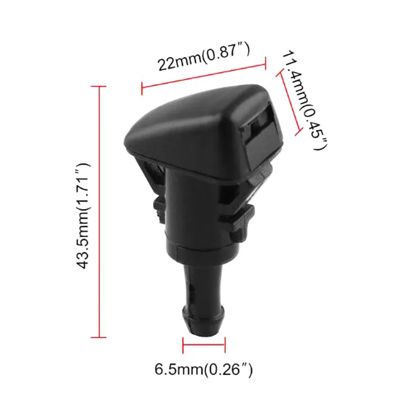 Для Jeep Chrysler 300 Dodge Avenger Compass Ram 1500 Омыватель лобового стекла автомобилей сопло для
