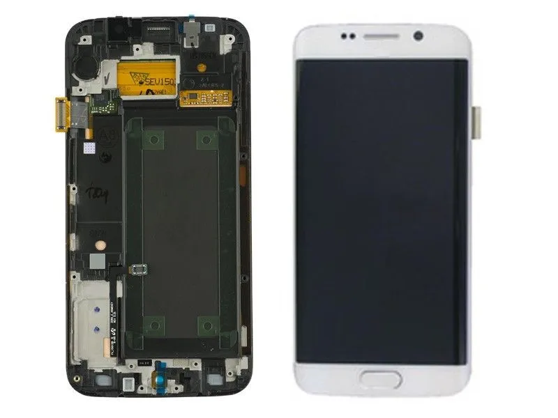 ЖК-дисплей 5 1 ''Super AMOLED для SAMSUNG Galaxy s6 edge G925 G925I G925F сенсорный экран с