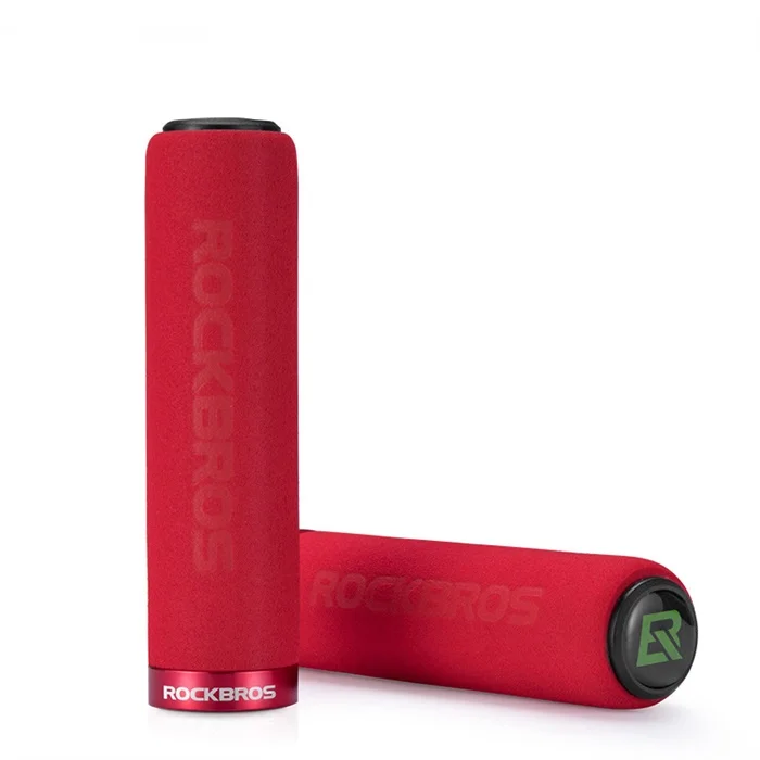Sponge Red Red Ultraight велосипедный руль MTB Упоры для рук на руль велосипеда губчатые накладки на ручки анти-скольжение амортизирующие мягкие велосипедные аксессуары - Цвет: Sponge Red Red