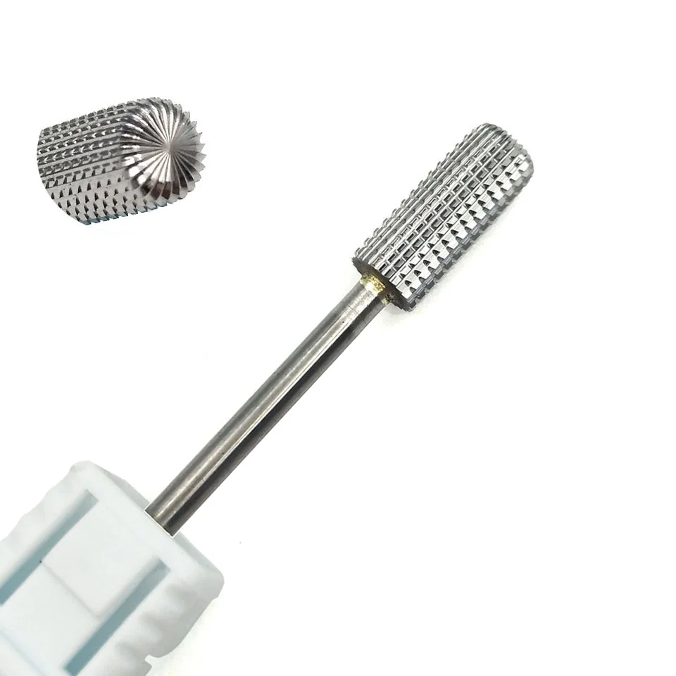 HYTOOS 1 шт. сверло для ногтей из карбида вольфрама 3/3", сверло для маникюра, аксессуары, фрезы, инструменты для дизайна ногтей